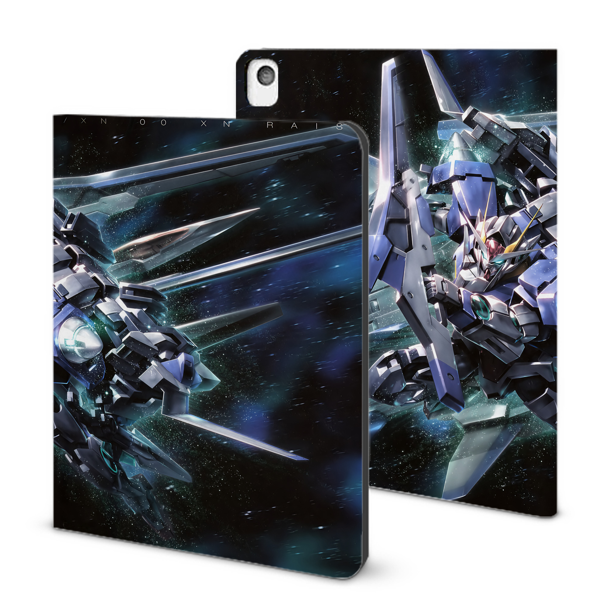 （画像用） 機動戦士ガンダム Mobile Suit Gundam IPadケース ペンホルダー付き ブックスタイルデザイン